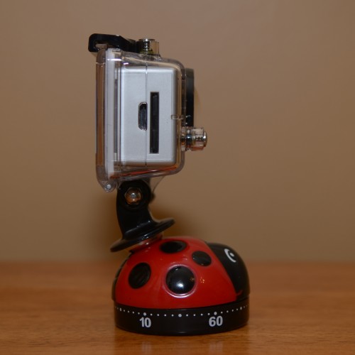 GoPro timer complete from side