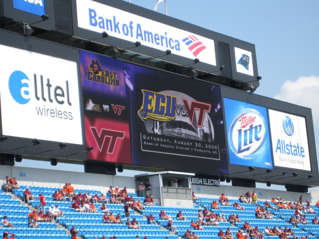 ECU vs VT Scoreboard 2008