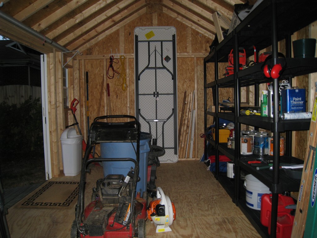 Cleaned up Shed