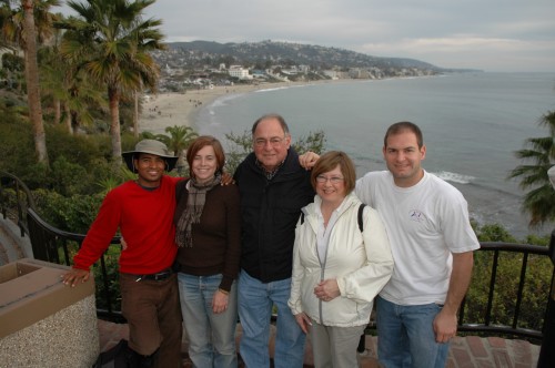 LA Christmas Family Photo