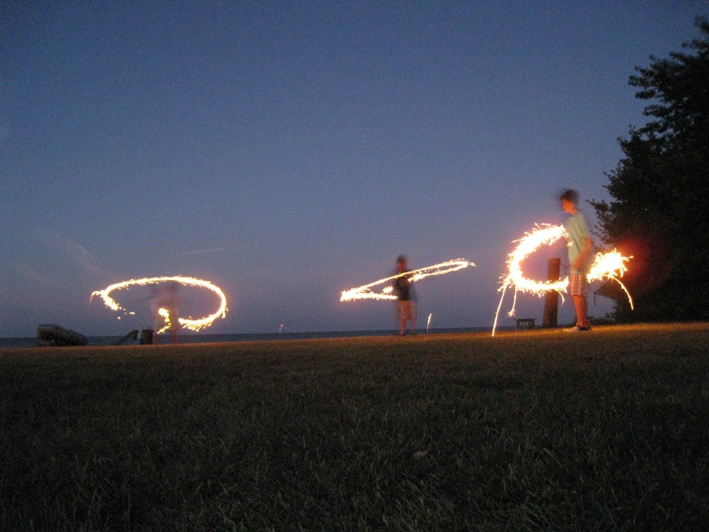 July 4th sparklers