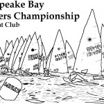 2010 Chesapeake Bay Laser Masters T-shirt Design