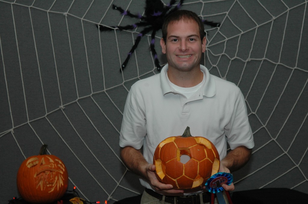 1st Place Soccer Ball Pumpkin