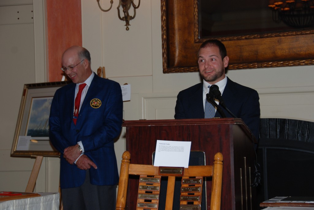 Jon Accepting the Matthew Fontaine Maury Bowl