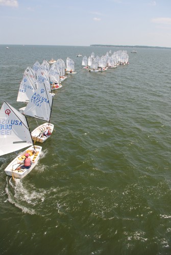 Opti Nationals Starting Line