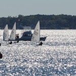 Lasers on Fishing Bay with Mr. Roberts during 2010 Chesapeake Bay Laser Masters