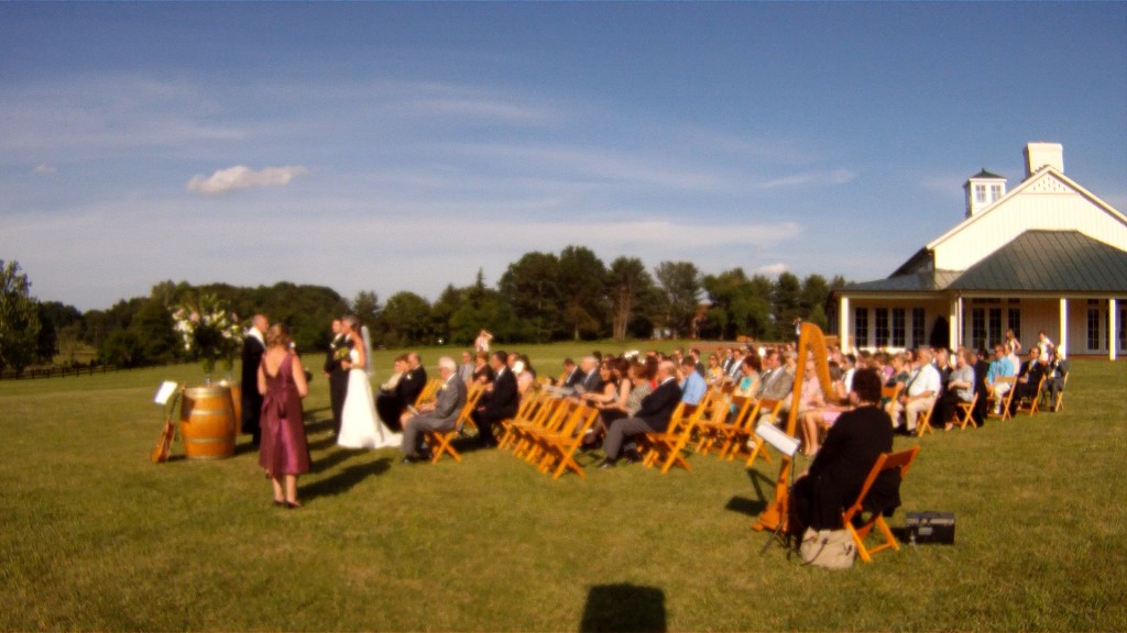 Beth & Chris Wedding Outside