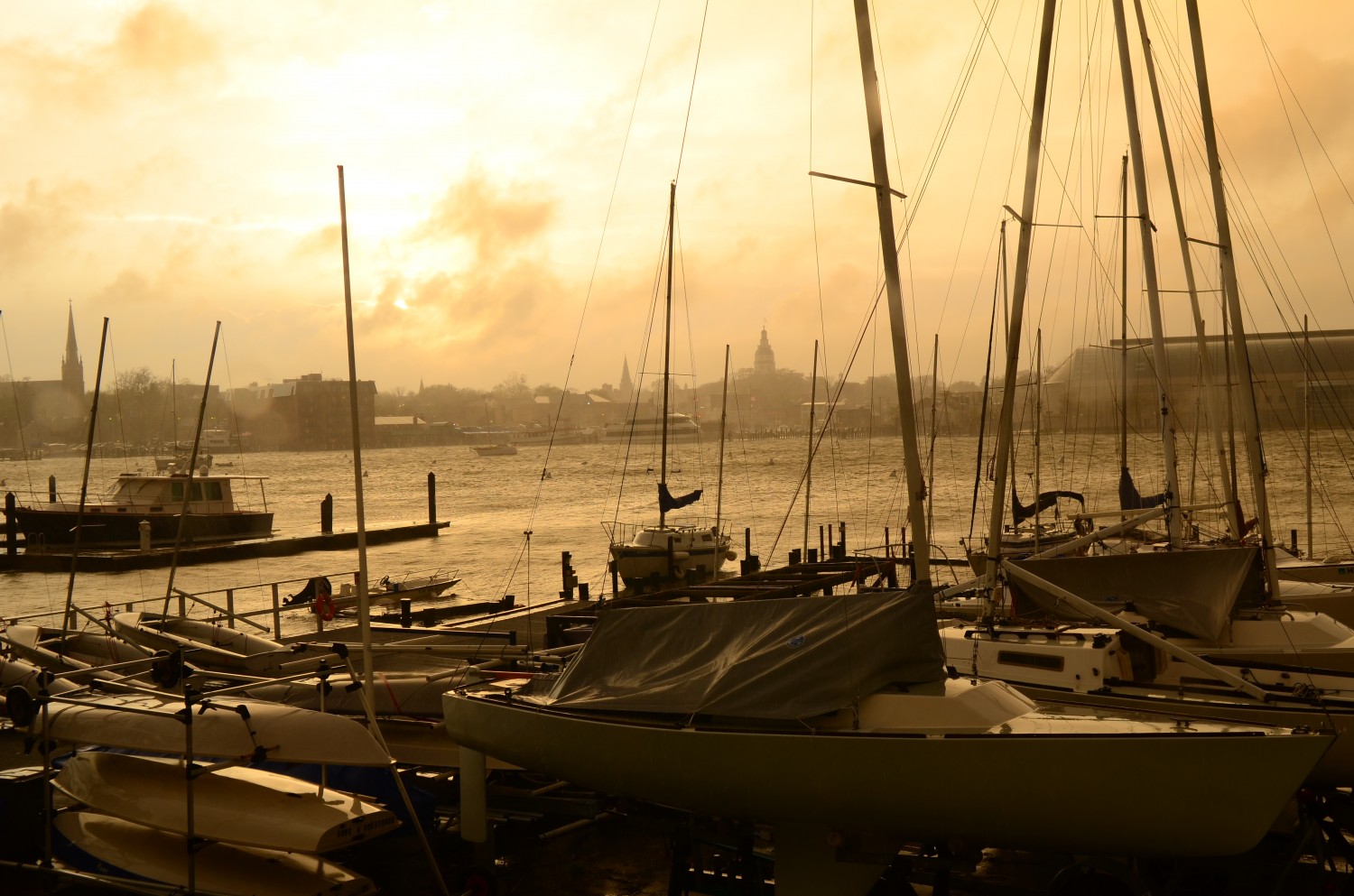 Stormy Annapolis Sunset