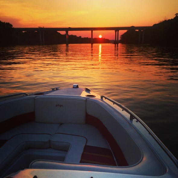 James River Sunset 6/17/2014