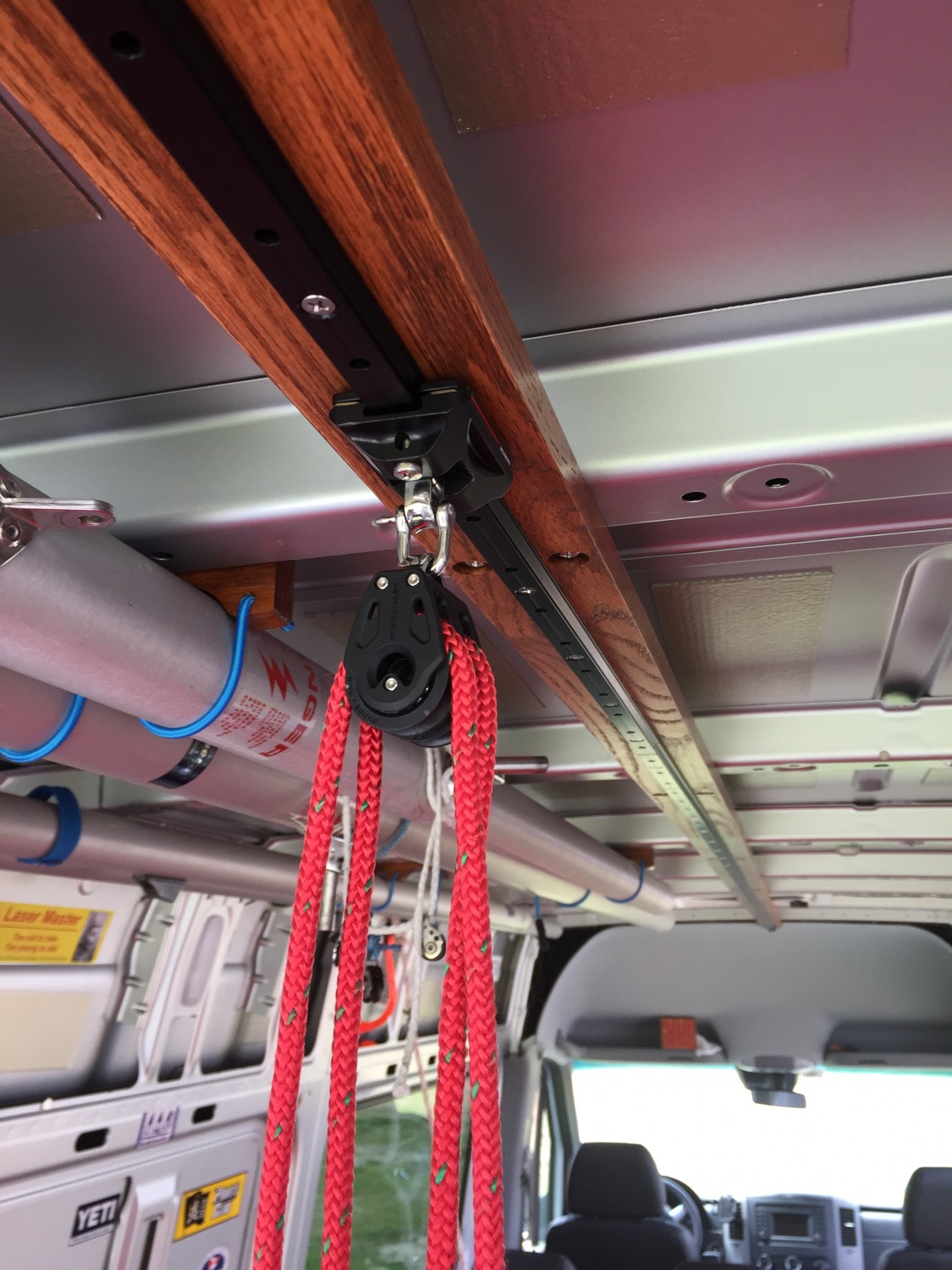 Sprinter Laser Hoist & Rail