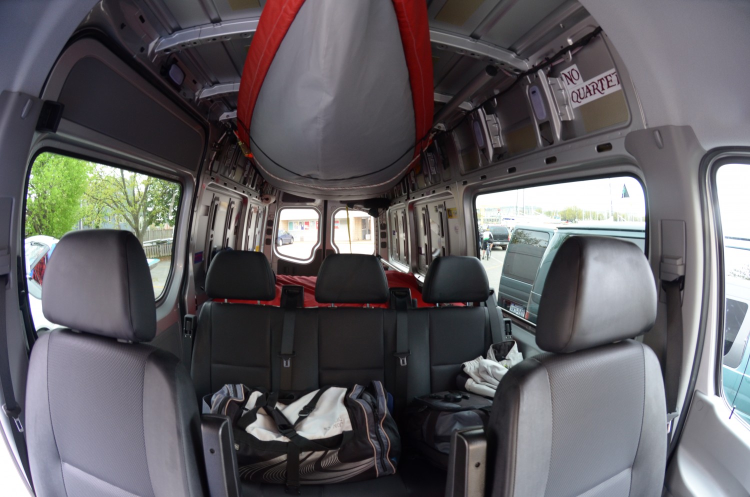 Sprinter looking aft