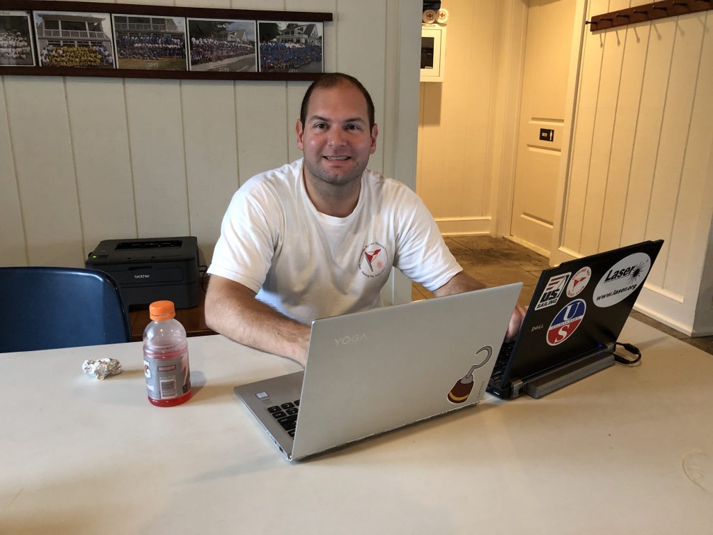 Jon getting registrations into the scoring system