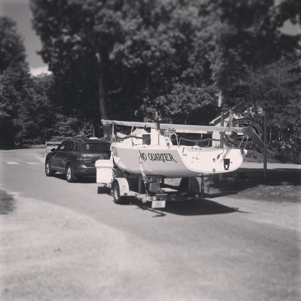 J70 No Quarter Leaving Deltaville for the last time