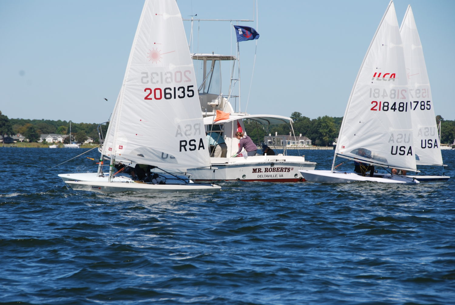 Mr. Roberts at the starting line. Photo by John Hubbard.