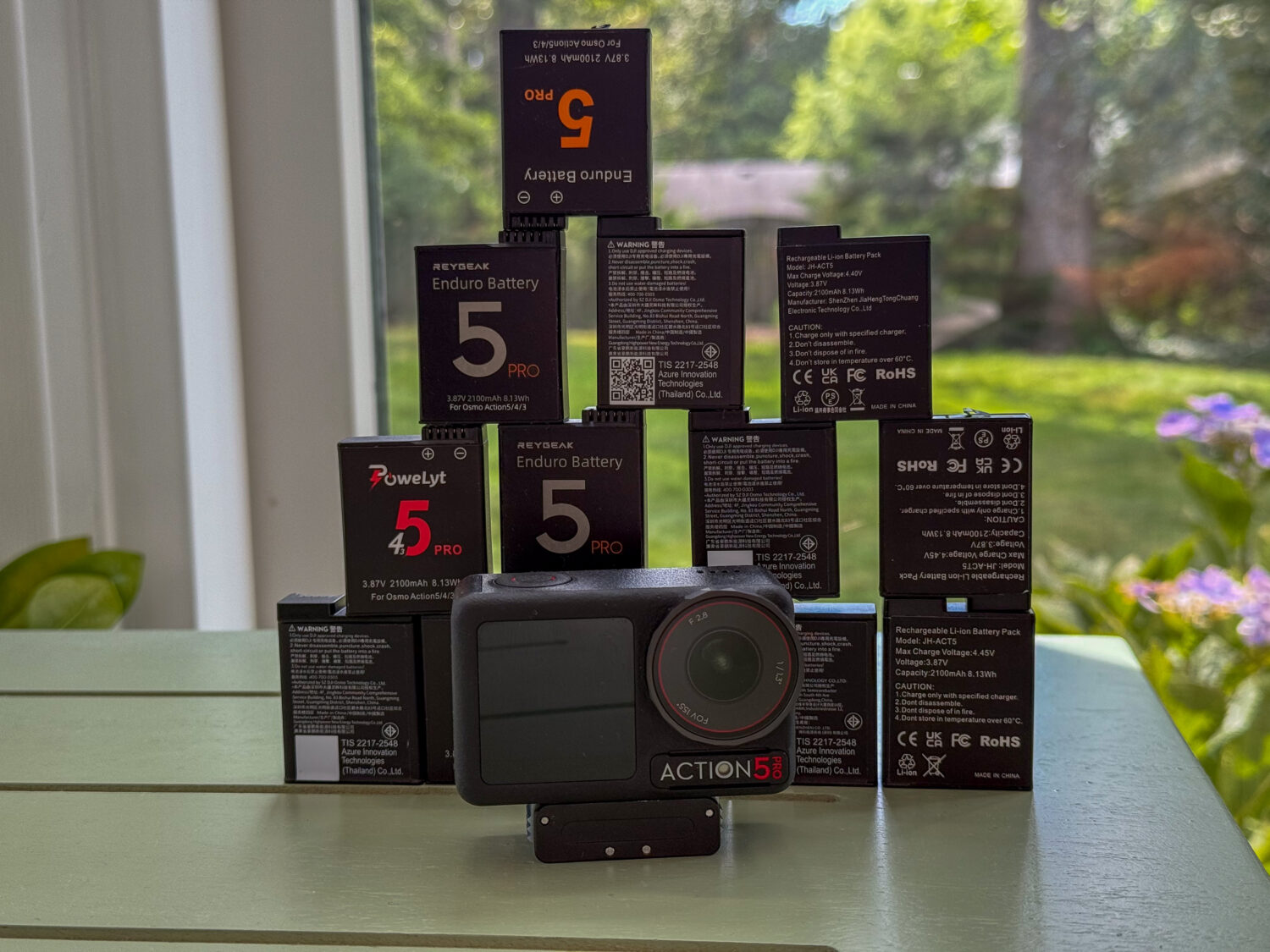 DJI Action 5 and Batteries